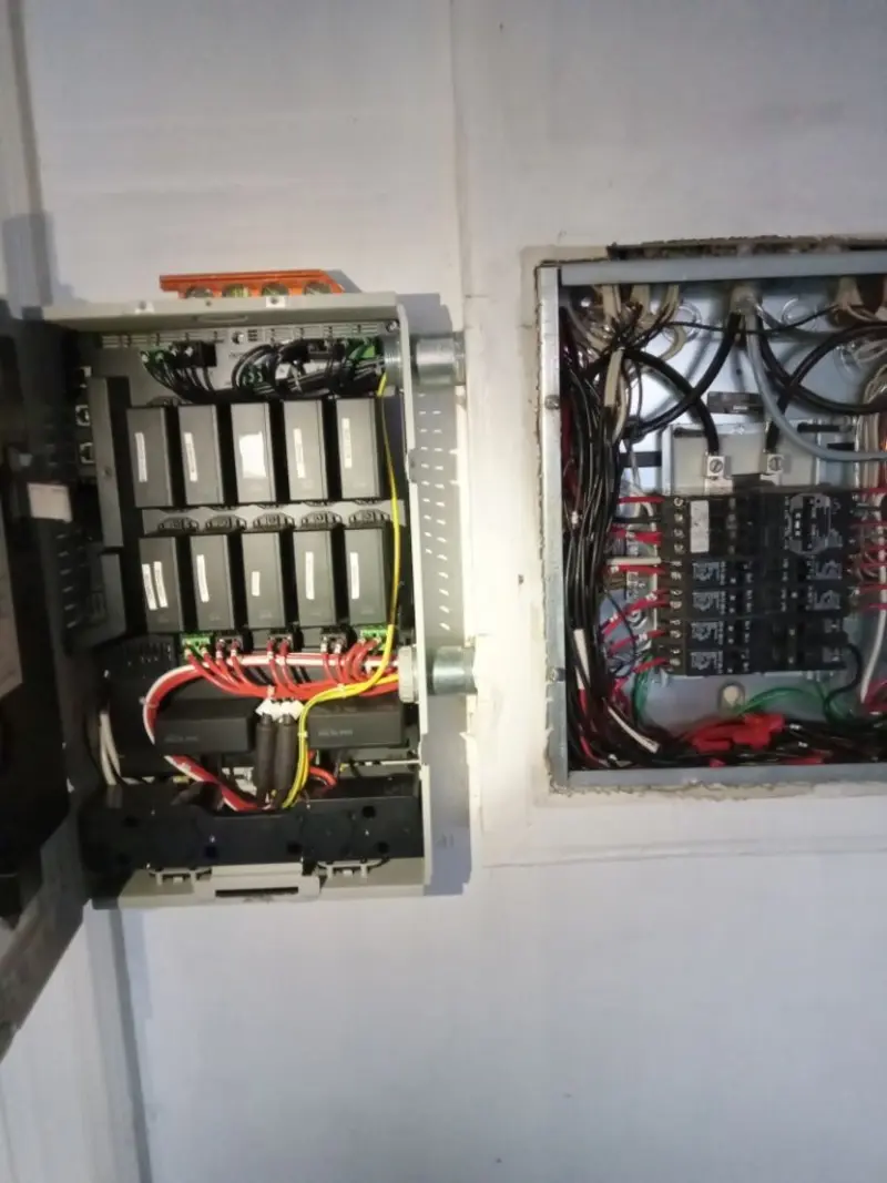 Electrical panel upgrade completed for Carbon Monoxide Detector Installation in Camp Swift